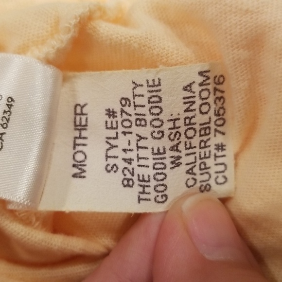 💕MOTHER💕 Itty Bitty Tee ~ California Super Bloom Graphic Tee Medium M NWOT - Picture 12 of 13